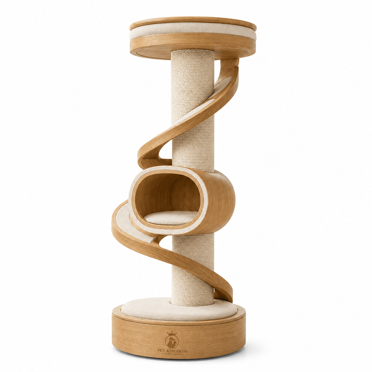 Spiral Garden Tower Sculptural Climbing Cat Tree